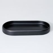 Selim Tiny Oval Siyah Tepsi