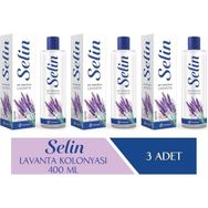 Selin Lavanta 3x400 ml Lavanta Kolonya