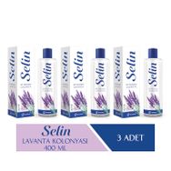 Selin Lavanta 3x400 ml Lavanta Kolonya