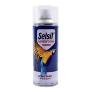 Selsil Rainbow Colors Siyah Mat Sprey Boya