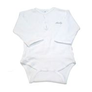 Sema Baby Beyaz 6-12 Ay Yarım Kol Kaşkorse Body