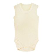 Sema Baby Krem 0-3 Ay Jakarlı Askılı Body