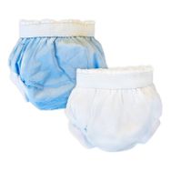 Sema Baby Lüks Beyaz Mavi 10-15 kg 2'li Alıştırma Külodu
