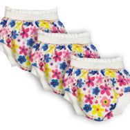 Sema Baby Lüks No:3 20-25 kg Flowers Desenli 3'lü Alıştırma Külodu