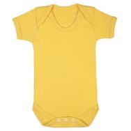 Sema Baby Yarım Kol Sarı Prematüre Çıtçıtlı Badi Penye