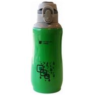 Sema Baby Yeşil Penguen Kilitli Çelik 600 ml Bebek Termosu