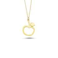 Sembol Gold 14 Ayar Altın Apple Figürlü Kolye