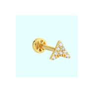Sembol Gold 14 Ayar Altın Üçgen Tragus Piercing