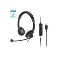 Sennheiser SC75 USB MS USB Siyah Kablolu UC ve Mobil Kulaklık