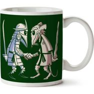 Sensei Vs Sensei Spy Vs Spy Shredder Vs Splinter Tmnt Baskılı Kupa
