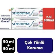 Sensodyne 2x50 ml Çok Yönlü Koruma+Gelişmiş Beyazlık Diş Macunu