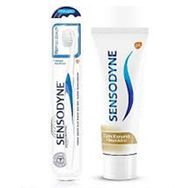 Sensodyne Tam Koruma Beyazlatcı 75 ml Diş Macunu + Sensodyne Gentle Soft Diş Fırçası