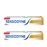 Sensodyne Tam Koruma ve Beyazlatıcı 2x50 ml Diş Macunu