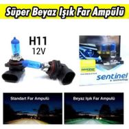 Sentinel H11 12 V 5000 K Beyaz Ampul