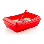 Şenyayla 5081 Kürekli Kırmızı Açık Kedi Tuvalet Kabı