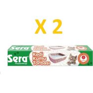 Sera Turuncu 82 x 50 cm 2 Paket Kedi Kumu Torbası