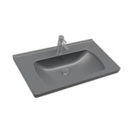Seramiksan 80 Cm Satürn Mat Antrasit Lavabo