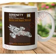 Serenity Servis ve Tamir El Kitabı Baskılı Kupa