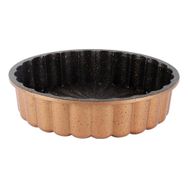 Serenk Fun Cooking Papatya Alüminyum 28 cm Sarı Döküm Granit Kaplama Tart Kalıbı