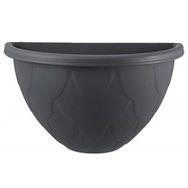 Serinova DD01 24,5 cm 1.4 L Antrasit Askı Aparatlı Damla Duvar Saksısı