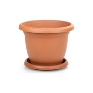 Serinova Villa Kahverengi 480x360 mm 35 litre Saksı