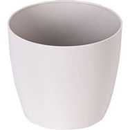 Serinova YK01 Yakut No:1 Drenaj Aparatlı 11 cm 0.68 lt Kirli Beyaz Saksı