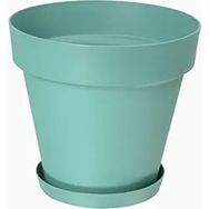 Serinova YS08 Yalı 55 cm 76 lt Yeşil Drenaj Aparatlı Tabaklı Dekoratif Saksı