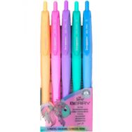 Serve Berry 5 Renk 0.7 mm Pastel Jel Kalem Seti