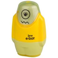 Serve E-Bot Sarı Kalemtraş-Silgi