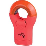 Serve Ring Fosforlu Kırmızı Kalemtraşlı Silgi