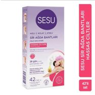Sesu 42'li Shea Yağlı Hassas Cilt Sir Ağda Bandı Seti