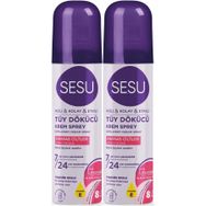 Sesu Hassas Ciltler 2x150 ml Tüy Dökücü Köpük Sprey