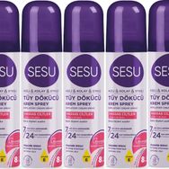 Sesu Hassas Ciltler 5x150 ml Tüy Dökücü Köpük Sprey