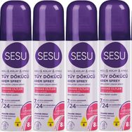 Sesu Hassas Ciltler 6x150 ml Tüy Dökücü Köpük Sprey