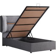 Setay Mobilya 120x200 cm Lizbon Gri Baza ve Başlık Seti