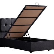 Setay Mobilya 90x200 cm Antrasit Paris Baza Ve Başlık Seti