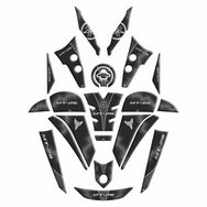 Sevenkardeşler Yamaha Mt25 Uyumlu 2020 Full Set 006 Tank Pad