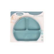 Sevi Bebe Mint Vakum Tabanlı Silikon Tabak