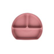 Sevi Bebe Pembe Vakum Tabanlı Silikon Tabak