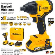 SGS 5500 20 V 2 A Akülü Darbeli Vidalama Seti