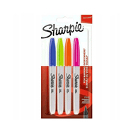 Sharpie 2065403 4'lü Fine Canlı Renk Permanent Markör Kalem