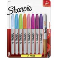 Sharpie Fine Permanent Karışık Renkler 8+1 Markör