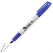 Sharpie Mavi Fine Permanent Markör Kalem