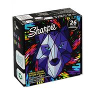 Sharpie Permanent Marker 26'lı Kutu Kurt 2158030 Keçeli Kalem Seti