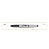 Sharpie Twin Çift Uçlu Permanent Siyah Markör