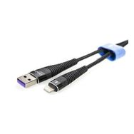 Shaza Apple iPhone Lightning 5A 100W 1 m Örgülü Hızlı Şarj ve Data Kablosu