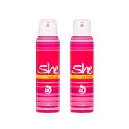She Is Fun 2x150 ml Kadın Deodorant