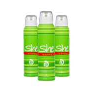 She Is Sweet 3x150 ml Kadın Sprey Deodorant