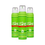 She Is Sweet 3x150 ml Kadın Sprey Deodorant