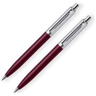 Sheaffer 321-9 Sentinel Tükenmez Kalem & Versatil Kalem Set Krom